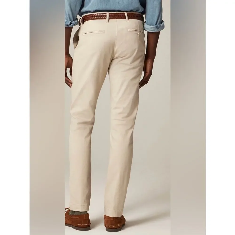 J.Crew 484 Slim-Fit Stretch Weathered Chino Pants